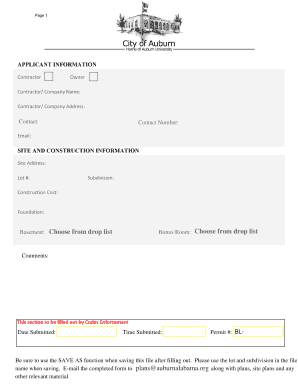 Alabama Residential Energy Code Compliance Form
