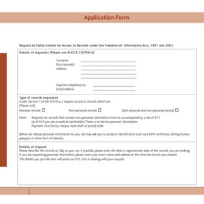 Freedom of Information Request Form