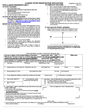 Illinois Voter Registration Application