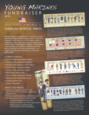 Young Marines Fundraiser Order Form