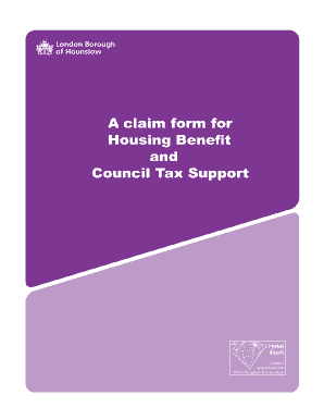 Landlord letter for universal credit template - Housing benefit and council tax support - claim form - Hounslow ... - hounslow gov