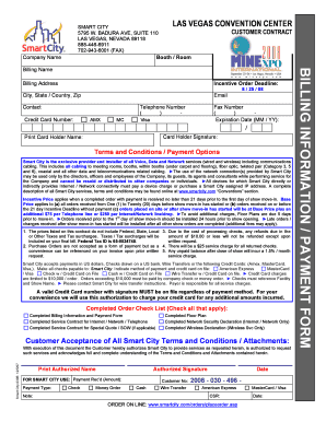 Smart City Las Vegas Convention Center Customer Contract