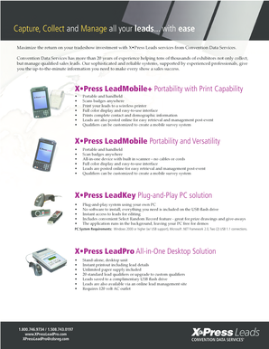 X•Press Leads Services Order Form
