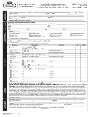 Growth Hormone Therapy Enrollment Form