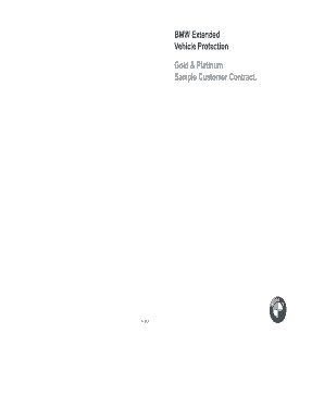 BMW Extended Vehicle Protection Contract