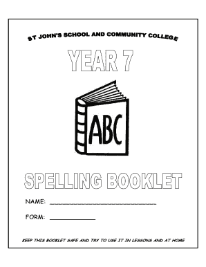 Year 7 Key Words and Spelling Strategies Booklet