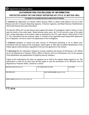 Authorization for Release of Information