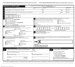 Texas Ballot by Mail Application