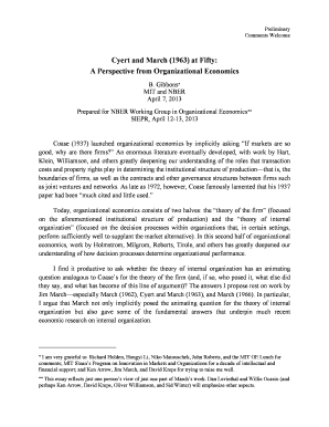 Family photography contract template - Cyert and March 1963 at Fifty - MIT - cepr