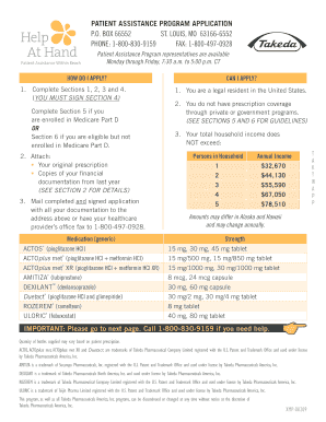 Patient Assistance Program Application