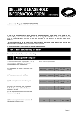 UK Property Management Form