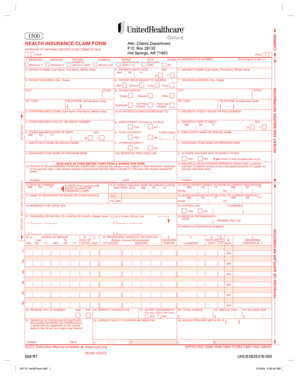 Health Insurance Claim Form