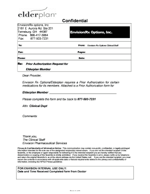 Drug Prior Authorization Request Form