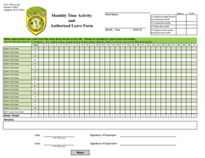 Authorized Leave Form CT
