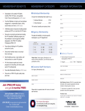 IPMA-HR Membership Application Form