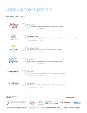 Lease Guaranty Agreement