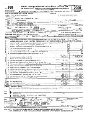 IRS Form 990 2009