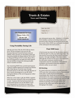 US Federal Estate Tax Return Form 706