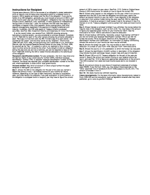 IRS Form 1099-OID Instructions