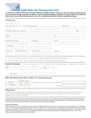 PgMP Multi-rater Reassessment Form