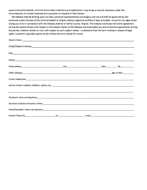 Technology Student Association Authorization Form