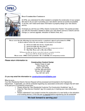 Non-Residential Electric Construction Packet