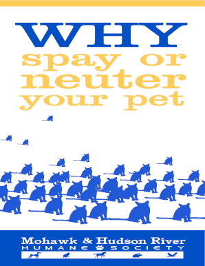 Pet Spay or Neuter Donation Form