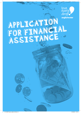 Anglian Water Financial Assistance Application