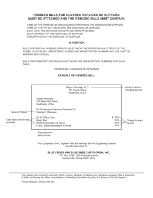 Major Medical Comprehensive Claim Form