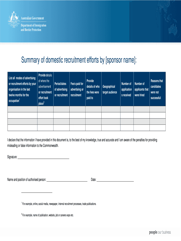 what is domestic recruitment Preview on Page 1