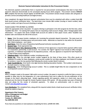 Electronic Payment Authorization Form