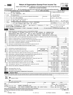 Form 990 Return of Organization Exempt From Income Tax