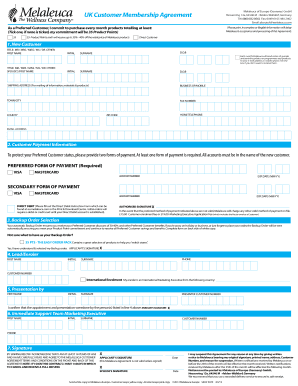 UK Customer Membership Agreement