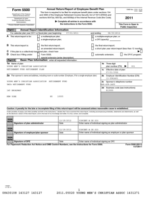 Form 5500 Annual Return/Report