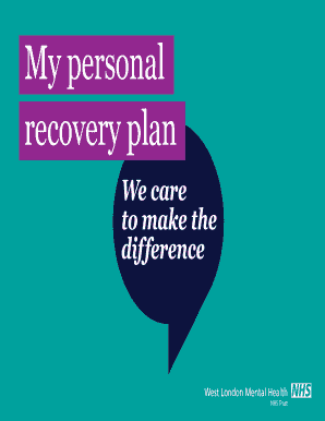 care and recovery plan