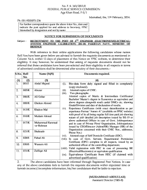 Quotation mail format - how to search filled online form of fpsc