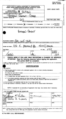 Aircraft Registration Application