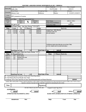 Assigned Counsel Voucher