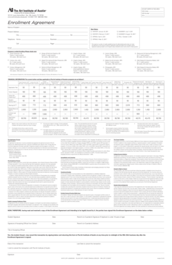 Art Institute Enrollment Agreement