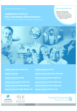 Standard Chartered Mutual Fund Application Form