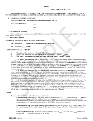 Residential Lease Agreement