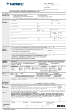 Brokerage Account Application
