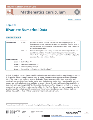 Bivariate Numerical Data