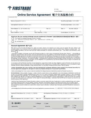Firstrade Online Service Agreement