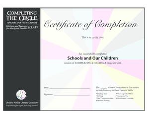 Certificate of Completion