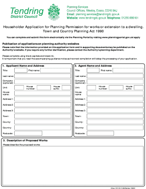 Householder Application for Planning Permission