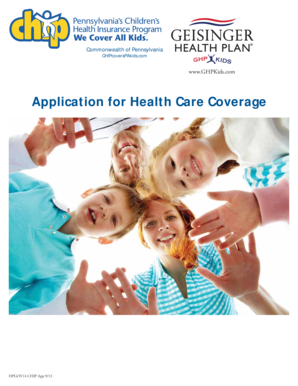 Pennsylvania CHIP Application