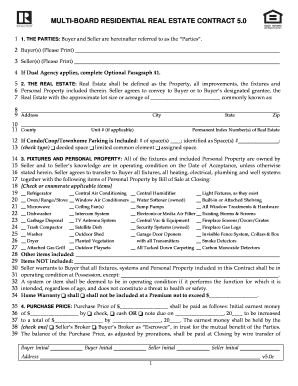 Multi-Board Residential Real Estate Contract