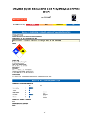 Ethylene glycol-bissuccinic acid N-hydroxysuccinimide ester