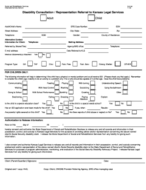 Disability Consultation Referral Form